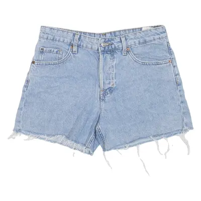 &DENIM Boyfriend Shorts Low Waist Womens Denim Shorts Blue M W32