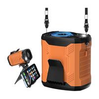 Portable Cooling Fan with Phone Stand | Hands-Free Waist & Neck Fan | Ultra-Lightweight | 4-Speed Turbo Cooling | LED Emergen...