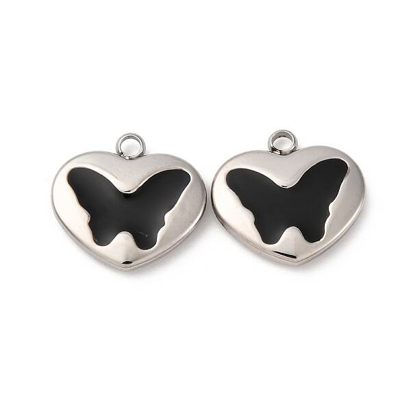 304 Stainless Steel Enamel Charms