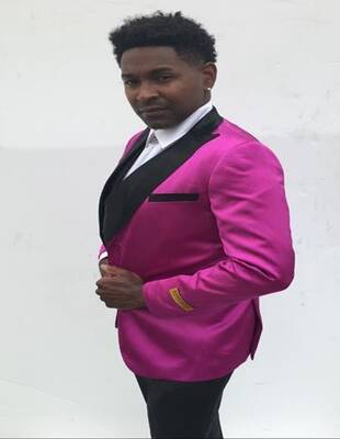 Hot Pink Tuxedo