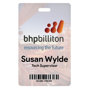 250 Promotional Digital ID Credential Badge - Styrene & USA Made