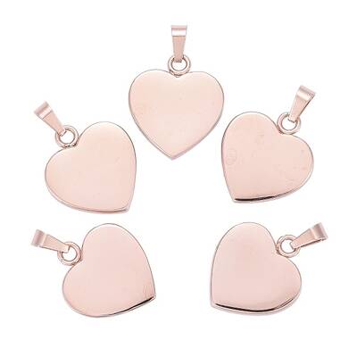 Ion Plating(IP) Fashionable 304 Stainless Steel Stamping Blank Tag Pendants