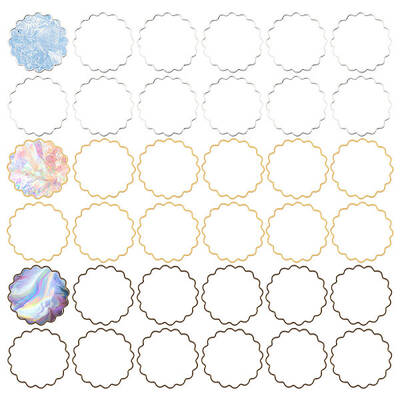 150Pcs 3 Colors Brass Linking Rings