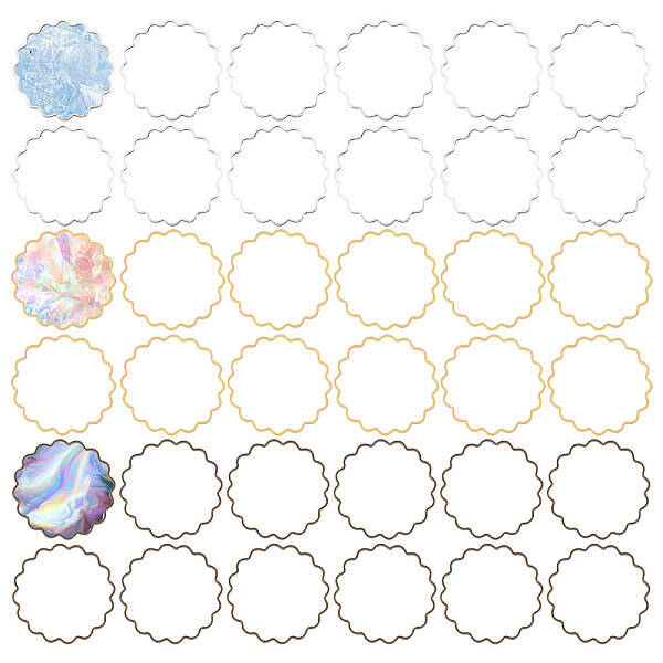 150Pcs 3 Colors Brass Linking Rings