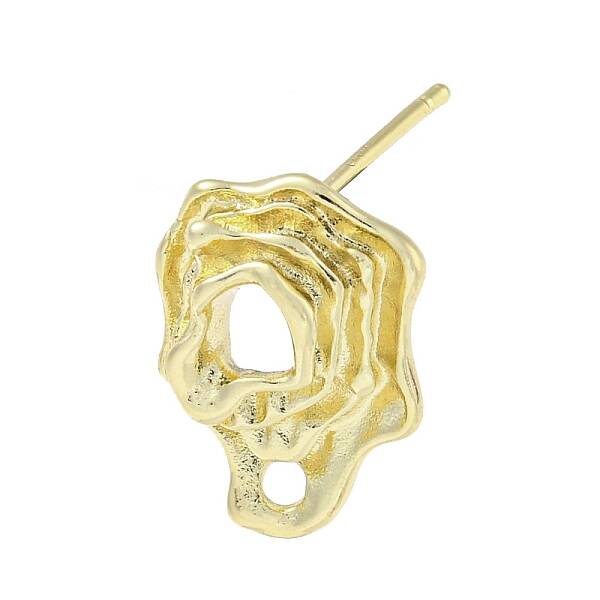Brass Stud Earring Findings