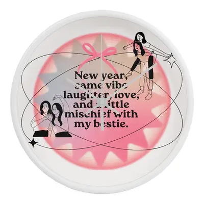 Same Vibe - Same Bond - Bestie Clock Gift