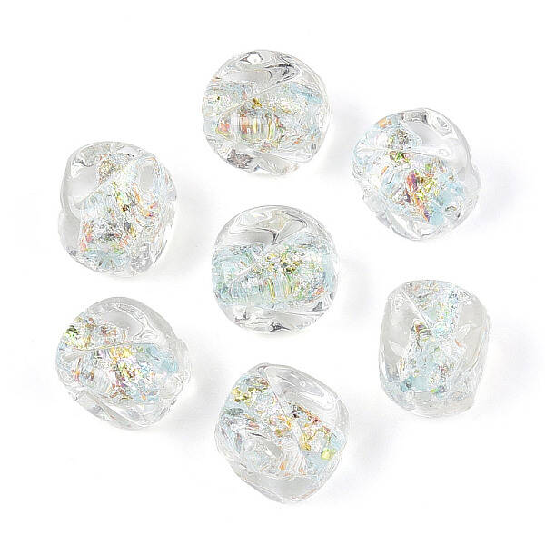 Handmade Foil Lampwork Beads