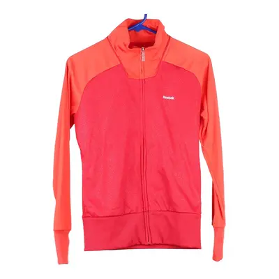 Age 13-14 Reebok Track Jacket - Small Red Polyester