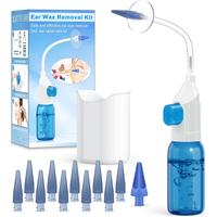 Ear Wax Removal Kit, Ear Cleaning Kits Manual Safe Ear Irrigation Flushing System, Effective Ear Cleaner Earwax Removal Kit, ...