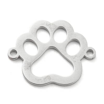 Non-Tarnish 304 Stainless Steel Hollow Connector Charms