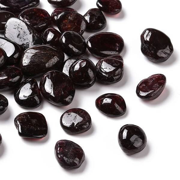 Natural Garnet Chip Beads