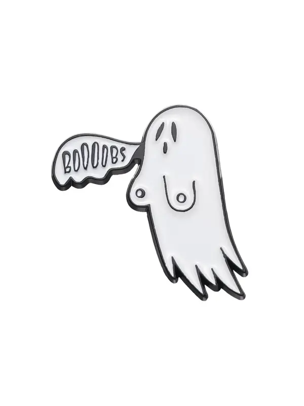 Unisex Cute Cartoon Ghost Design Brooch Pin, Alloy Clothes Brooch, Fashionable Clothes Accessories for Men & Women for Party ...