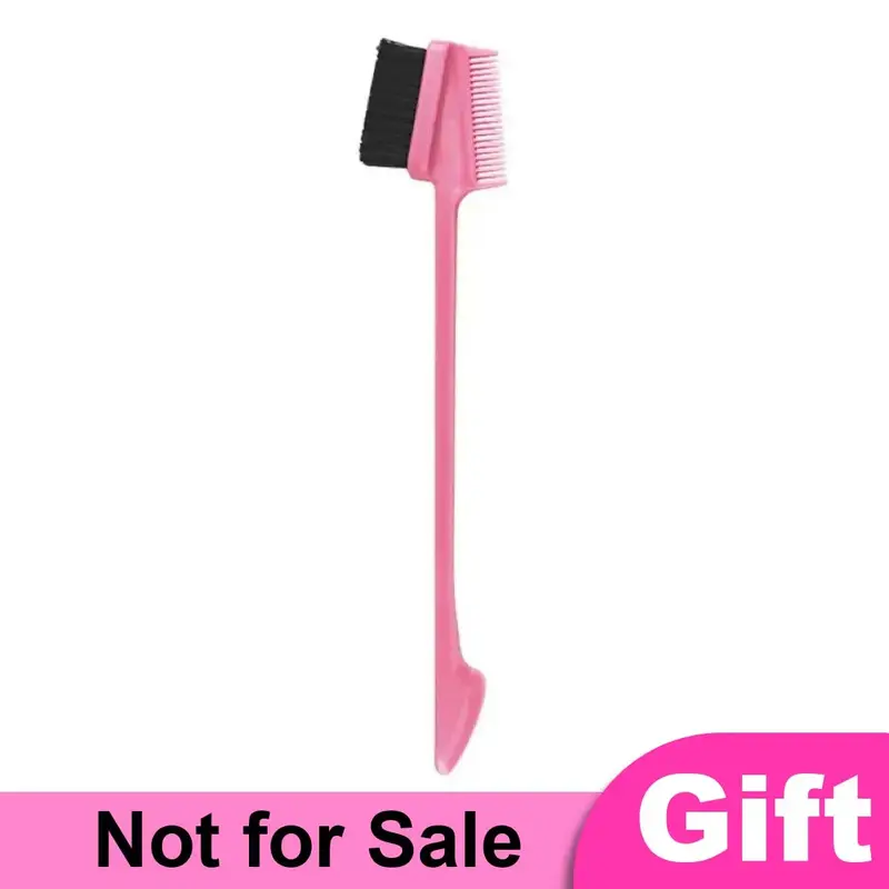 BGMgirl Hair Edge Brush Three-Headed Edge Control Double Side Brush & Comb Hair Edge Control Convenient Hairdressing Styling ...
