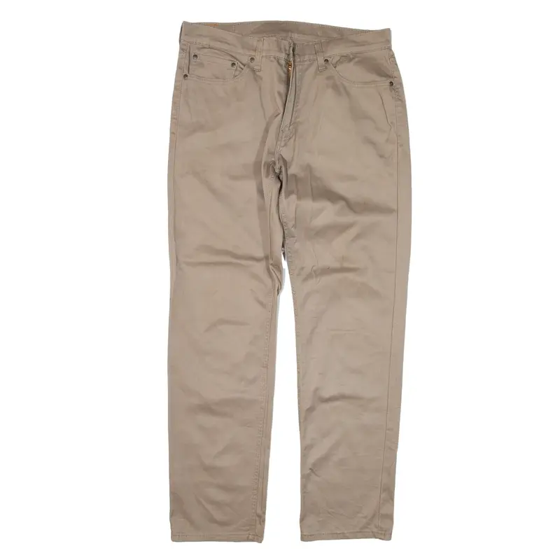 LEVI'S 541 Trousers Beige Regular Straight Mens W33 L32