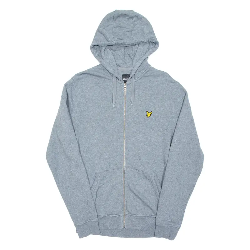 LYLE & SCOTT Mens Grey Hoodie Full Zip M