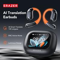 ERAZER XP15 Open Ear Translation Earbuds, Support 135 Languages Translator with APP, Real Time Translator Earbuds, OWS LCD To...