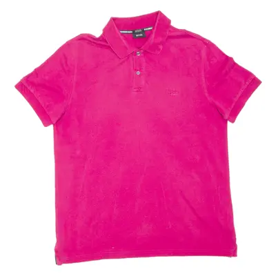 BOSS Mens Polo Shirt Pink XL