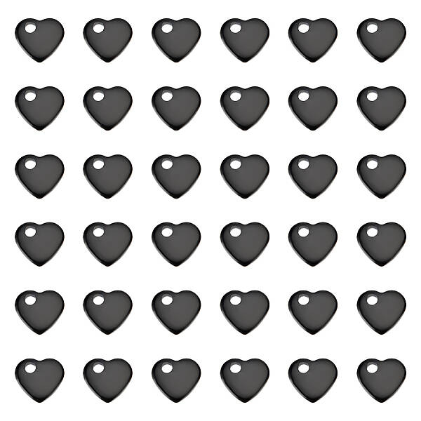 40Pcs 304 Stainless Steel Charms