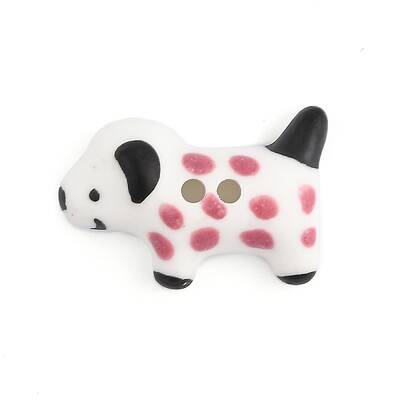 Dog Ceramic Buttons