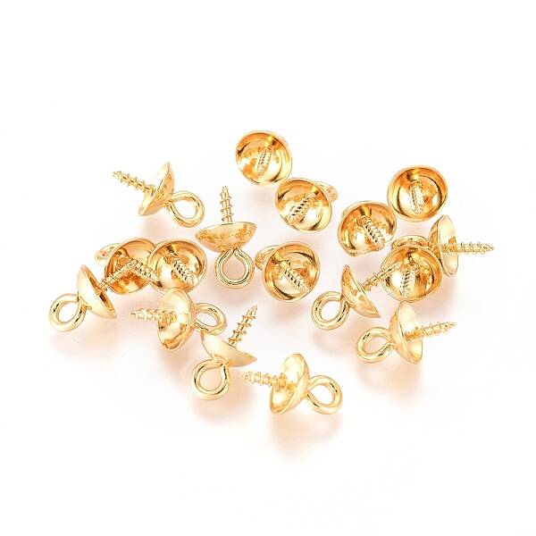201 Stainless Steel Peg Bails Pendants