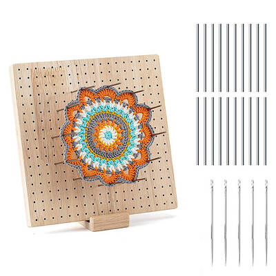Square Wood Crochet Blocking Board