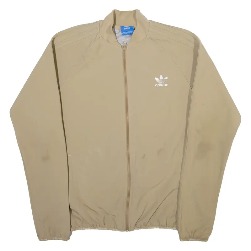 ADIDAS Mens Track Jacket Brown M