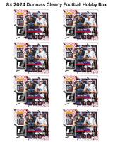 Football PYT 110 - 2024 Clearly Donruss Football Hobby 8 Box Break