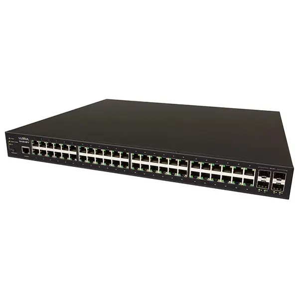 SW-610-48P-F Luxul 48-Ports Gigabit Ethernet PoE+ with 4 SFP+ Ports L2 L3 Supported Managed Switch