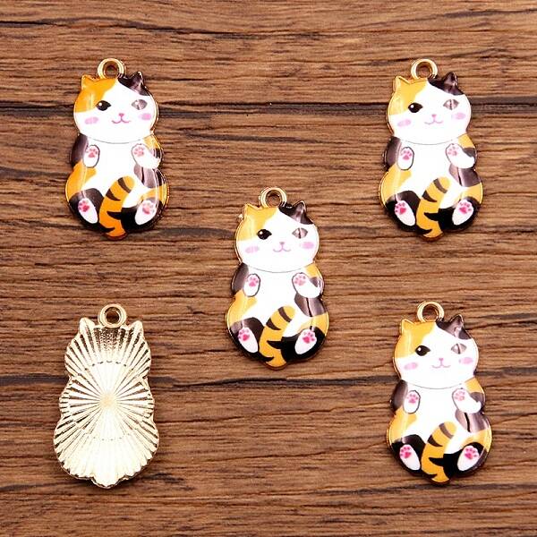 Alloy Enamel Pendants