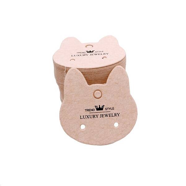 100Pcs Paper Earring Display Cards