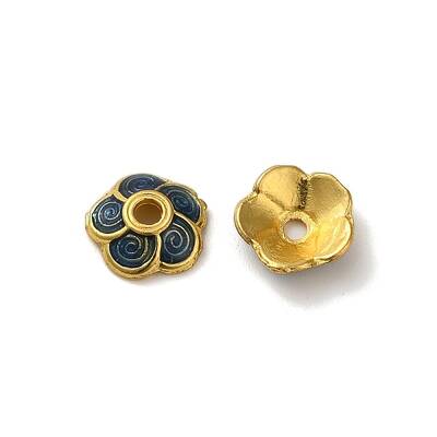 Alloy Enamel Beads Caps