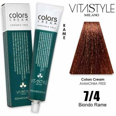 Vitastyle Colors Crema Senza Ammoniaca 100 Ml 7.4