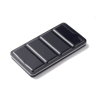 (Defective Closeout Sale: Scratch & Pit)Iron Watercolor Oil Storage Box