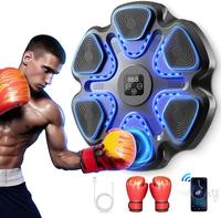 Music Boxing Machine with Gloves for Adults Boxing Machine Wall Mounted Music, Smart Bluetooth Boxing Equipment for Home and ...