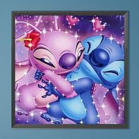 Disney Embrace Lilo & Stitch Pattern DIY Diamond Arts Colorful Painting Kit without Frame, 5D Diamond Arts Colorful Painting ...