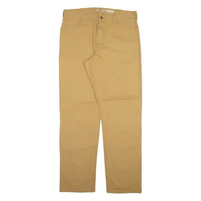 CARHARTT Mens Trousers Beige Relaxed Straight W36 L34