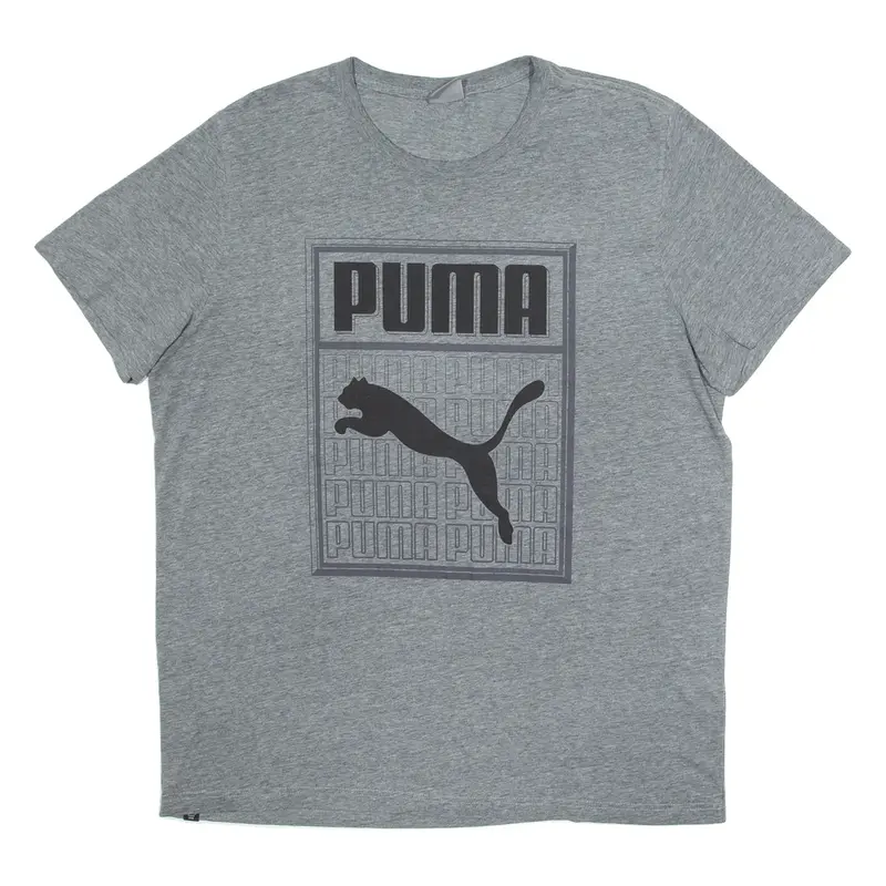 PUMA Mens T-Shirt Grey XL
