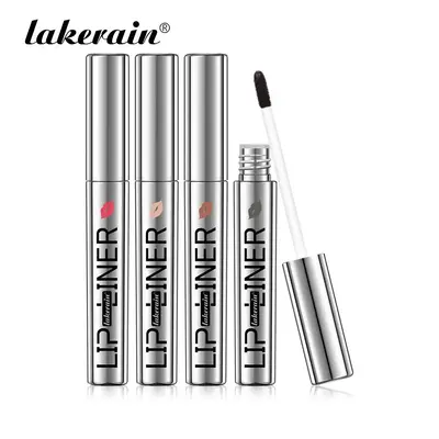 Long Lasting Peel Off Matte Lip Liner, 4 Counts/set Transfer-proof Lip Stain, Makeup Tool for Women & Girls, Cosmetic Lip Lin...