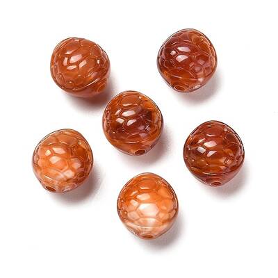 Two-tone Opaque Acrylic Beads