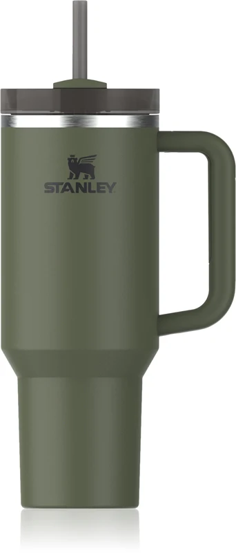 Stanley Quencher H2.O FlowState™ Stainless Steel Thermal Tumbler with Straw Dried Pine 1180ml