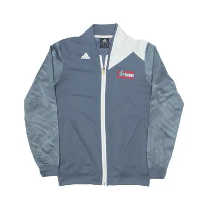 ADIDAS Track Jacket Grey Colourblock Mens S