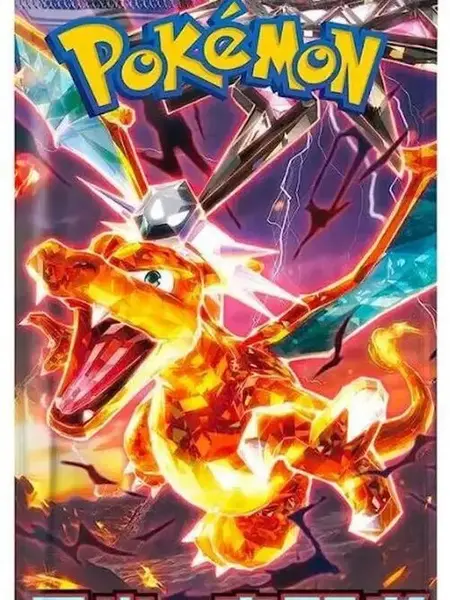 Pokemon Ruler of the Black Flame (Japanese Obsidian flame) Booster Pack