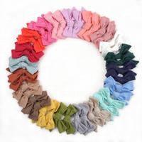 40 Pieces Hair Bows Linen Fabric Bows Alligator Clips Hair Accessories for Birthday Party,Family Dinner and Family Photograph...