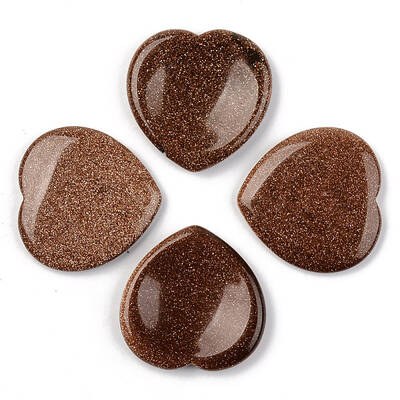 Synthetic Goldstone Thumb Worry Stone