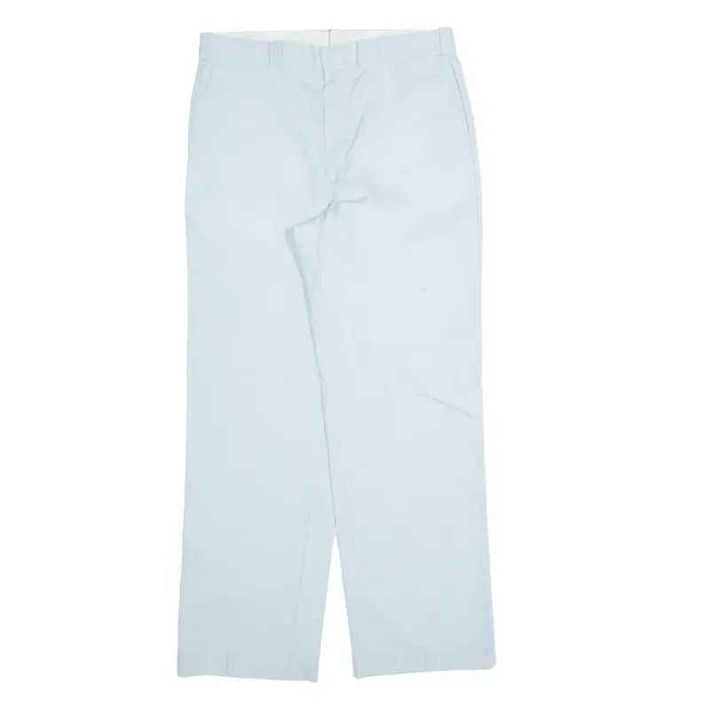 DICKIES Workwear Mens Trousers Blue Regular Straight W34 L30