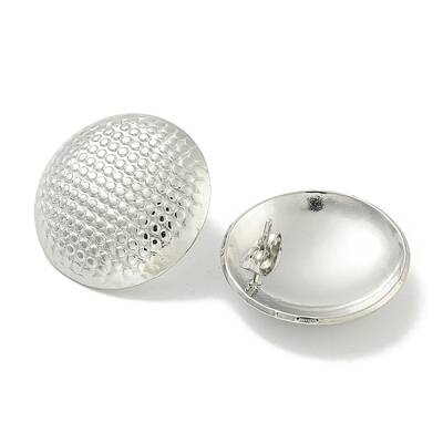 Non-Tarnish Flat Round 304 Stainless Steel Stud Earrings for Women