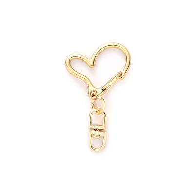 Heart Alloy Swivel Clasps