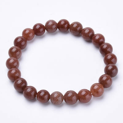 Natural Aventurine Beaded Stretch Bracelets