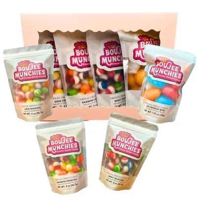 Boujee Munchies Freeze Dried Candy Box Snack Crunchy Sweet