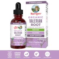 MaryRuth's Organic Valerian Root Liquid Drops - 2 Month Supply - Calming - Sleep Support - Nervine Herb - USDA Organic - Vega...